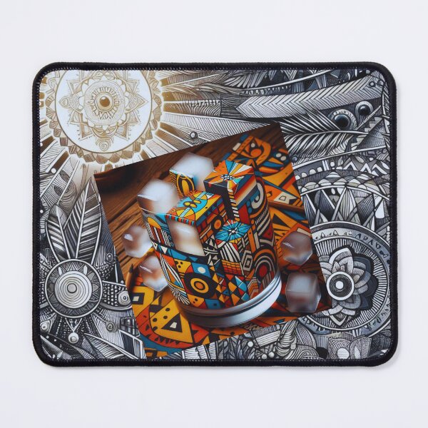 Item preview, Afrocentric Art mouse pad. designed and sold by MICKSPIKS.