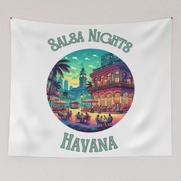 Item preview,  "Havana Salsa Fever: Tropical Dance Nights" - Latino Dancer Mambo designed and sold by stickercuffs.