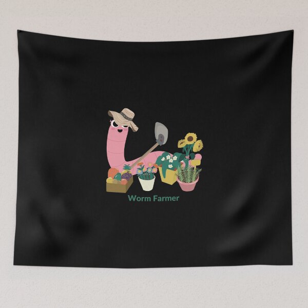 Item preview, Worm Farmer Composting designed and sold by ridnaledesigner.