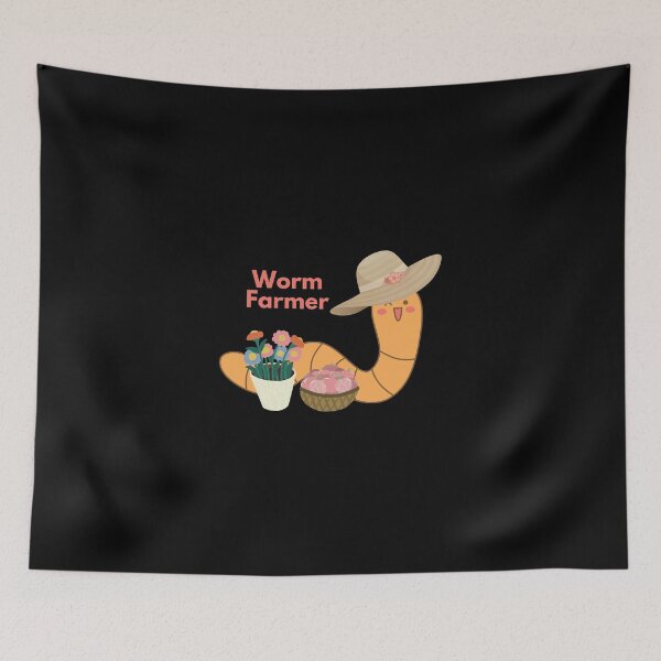 Item preview, Worm Farmer Composting designed and sold by ridnaledesigner.