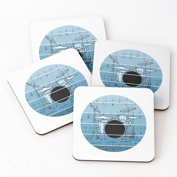 Item preview, Jazz Drummer Music Notation Drum Teacher Musician designed and sold by doodlerob.