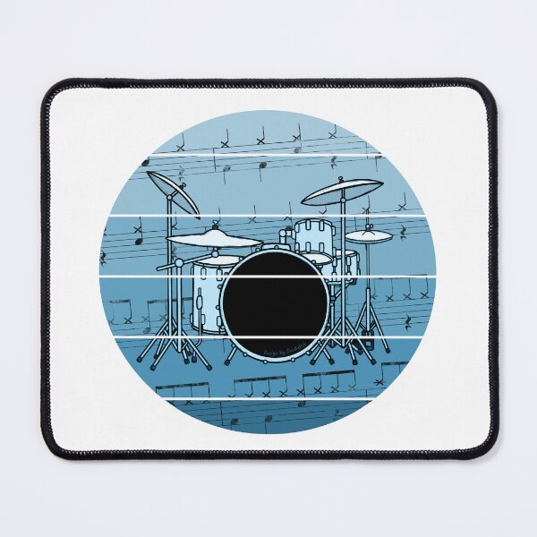 Item preview, Jazz Drummer Music Notation Drum Teacher Musician designed and sold by doodlerob.