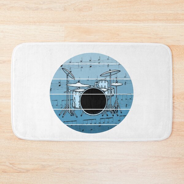 Item preview, Jazz Drummer Music Notation Drum Teacher Musician designed and sold by doodlerob.