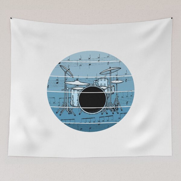 Item preview, Jazz Drummer Music Notation Drum Teacher Musician designed and sold by doodlerob.