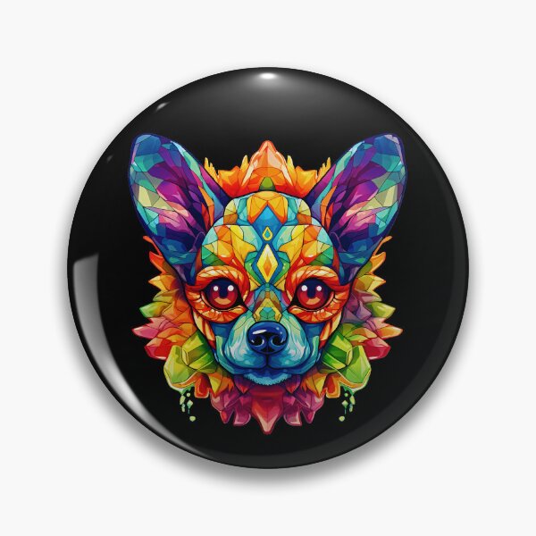 Aperçu de l'œuvre Chien de crâne de sucre | Chien mosaïque | Chien de crâne de cristal | Jour des Morts | Dia de los Muertos créée et vendue par CoolHippoQuotes.