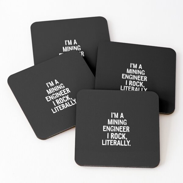 Item preview, I'm a Mining Engineer – I Rock, Literally! designed and sold by DomTeesHaven.