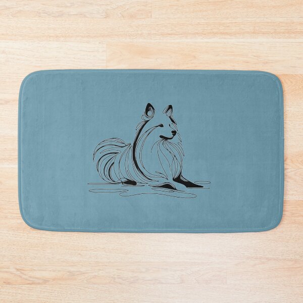 Item preview, Blue Dog spitz minimalist style  designed and sold by Camisco.