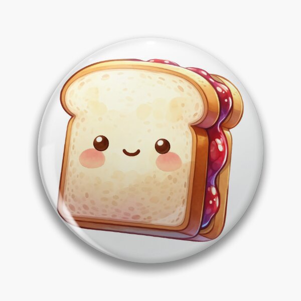Item preview, Cute Peanut Butter & Jelly Sandwich designed and sold by Emitropy.