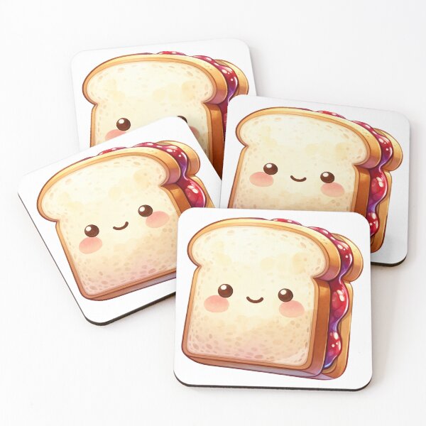 Item preview, Cute Peanut Butter & Jelly Sandwich designed and sold by Emitropy.