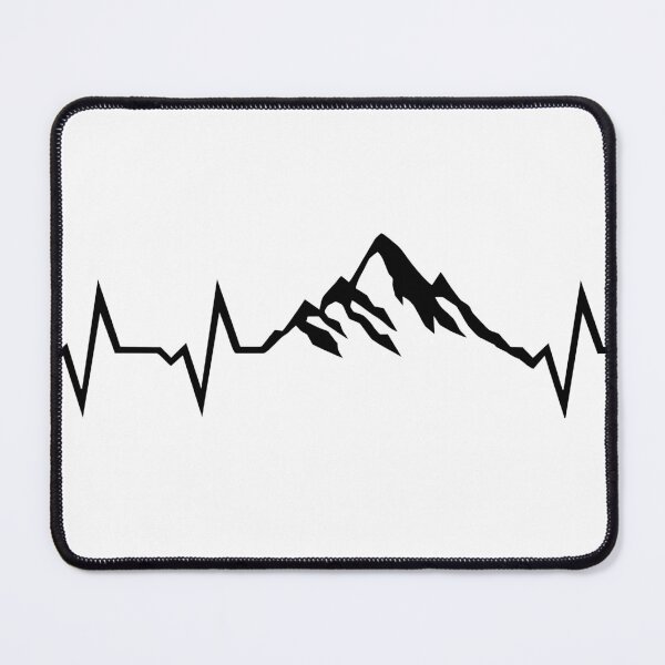 Item preview, Mountains &  ECG heartbeat designed and sold by dmtdc.