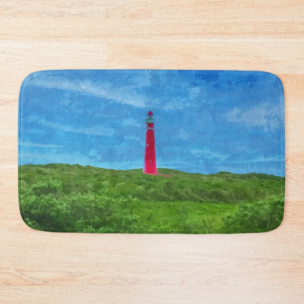 Item preview, Lighthouse on the Dutch island of Schiermonnikoog in watercolor designed and sold by Intermundium.