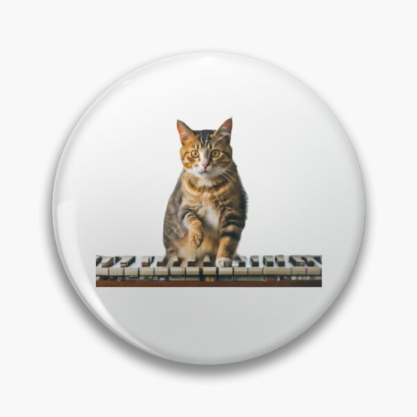 Item preview, Playful Feline Musician Tickling the Ivories designed and sold by CatMemesWorld.