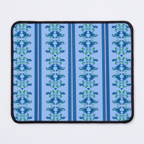 Item preview, Tiny flowers on blue designed and sold by Flowersonstuff.