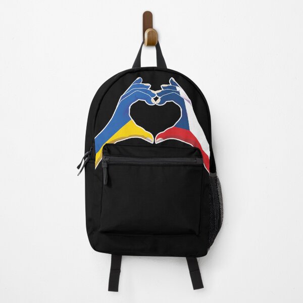 Item preview, Czech Republic Ukraine Ukrainian Love Heart Peace designed and sold by FlagX.