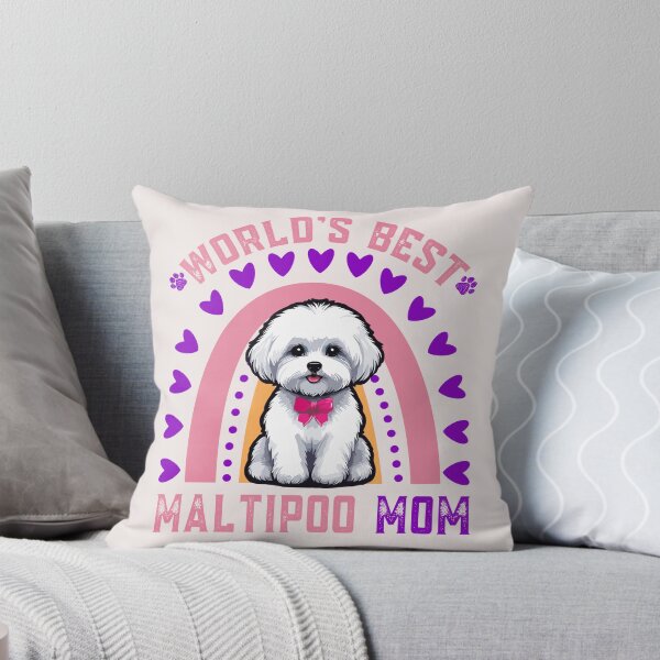 Item preview, Maltipoo Mom - World's best with Maltipoo Mom designed and sold by JessArty ⭐⭐⭐⭐⭐.