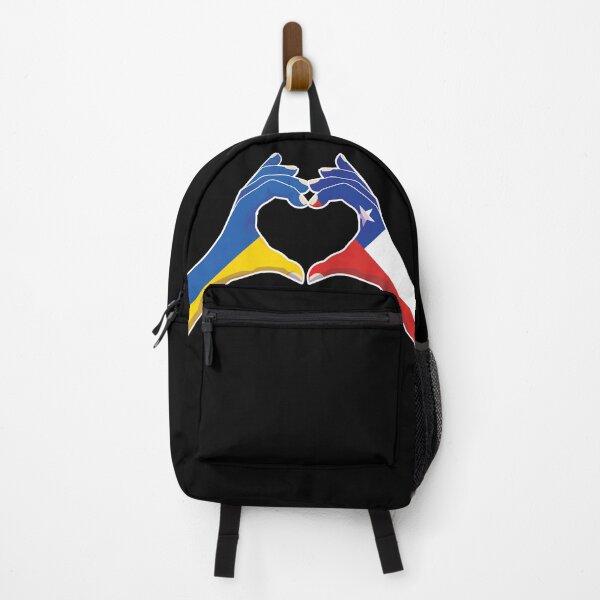 Item preview, Chile Chilean Ukraine Ukrainian Love Heart Peace designed and sold by FlagX.
