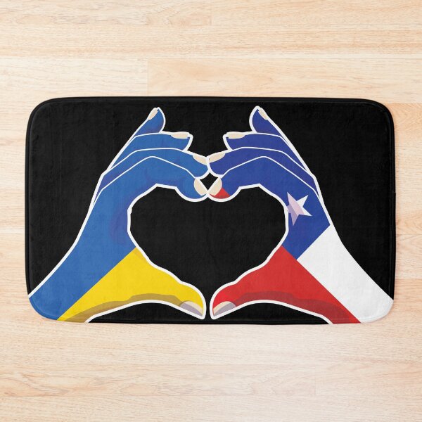 Item preview, Chile Chilean Ukraine Ukrainian Love Heart Peace designed and sold by FlagX.