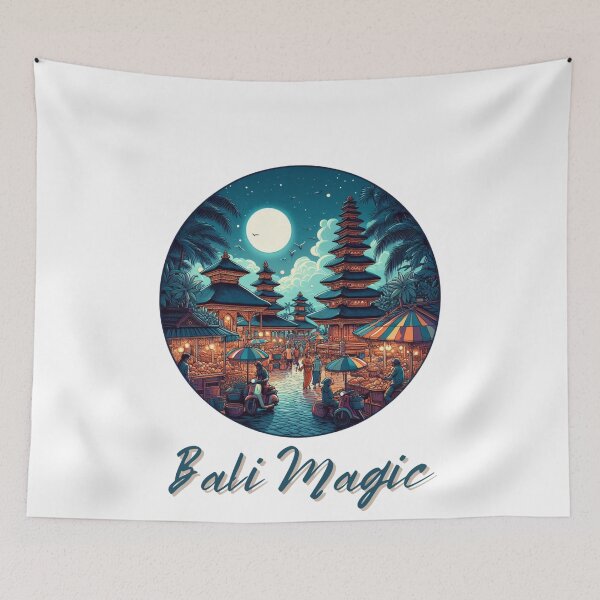 Item preview, "Enchanted Bali: Kintamani Odyssey" - Surfing Balinese Travel designed and sold by stickercuffs.