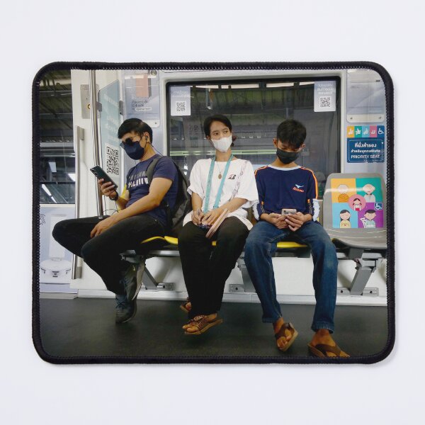 Item preview, Chatty Cellphone community on the Skytrain designed and sold by JonDelorme.
