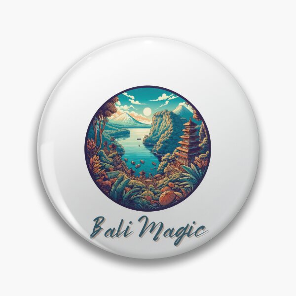 Item preview, "Inferno Ignites: Bali's Kintamani Blaze" - Surfing Balinese Travel designed and sold by stickercuffs.