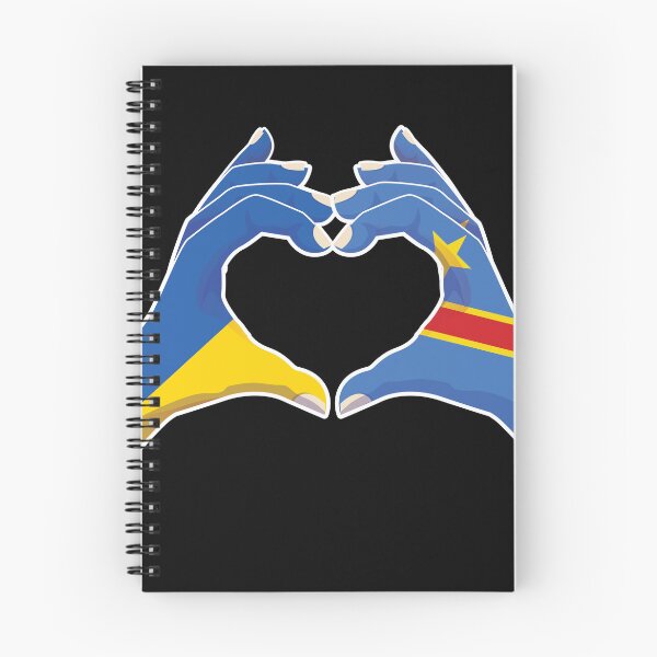 Item preview, Congo Congolese Ukraine Ukrainian Love Heart Peace designed and sold by FlagX.