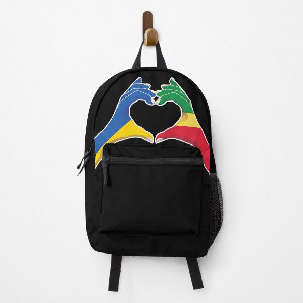Item preview, Congo Congolese Ukraine Ukrainian Love Heart Peace designed and sold by FlagX.