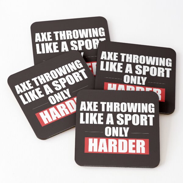 Item preview, Axe Throwing Like A Sport Only Harder, Funny Axe Throwing, Axe Throwing Quote designed and sold by Aerial Addicts.