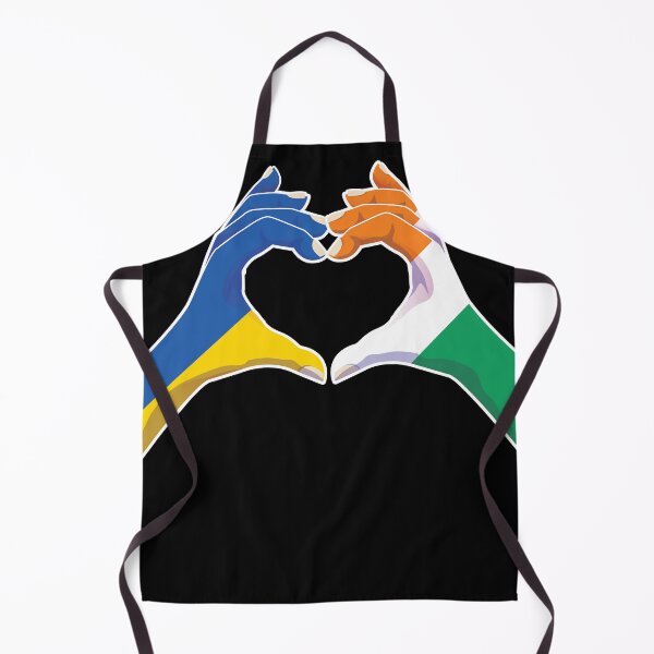 Item preview, Ivory Coast ivorian Ukraine Ukrainian Love Heart Peace designed and sold by FlagX.
