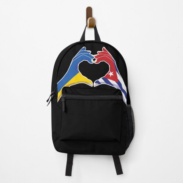 Item preview, Cuba Cuban Ukraine Ukrainian Love Heart Peace designed and sold by FlagX.