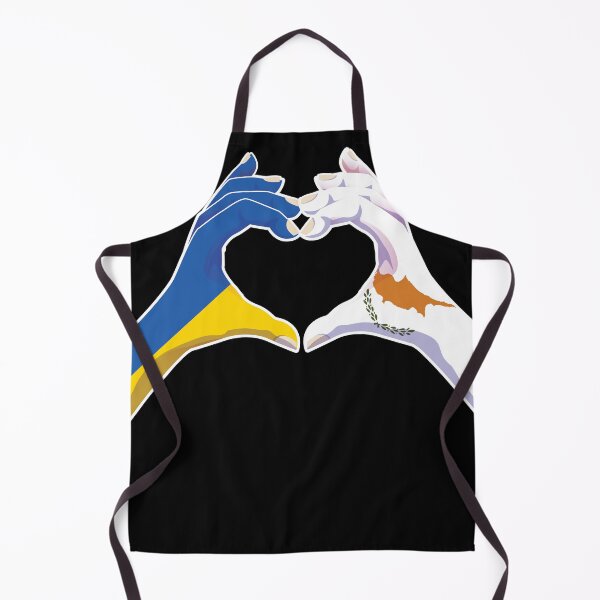 Item preview, Cyprus Cypriot Ukraine Ukrainian Love Heart Peace designed and sold by FlagX.