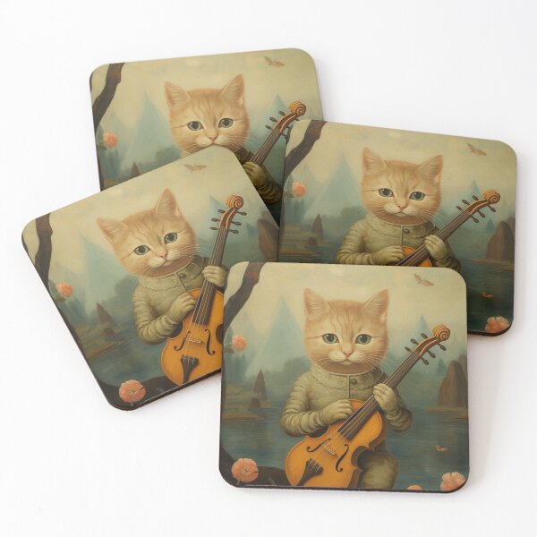 Item preview, The Cat and the Fiddle designed and sold by whitecat23.