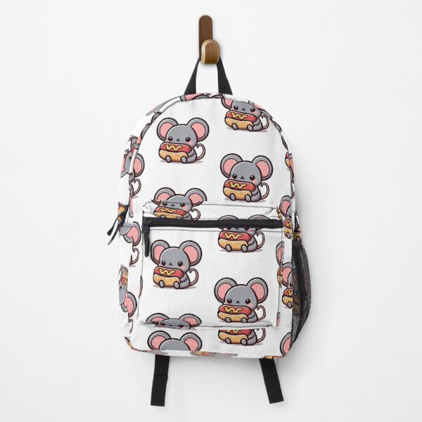 Item preview, Cute mouse eating hotdog designed and sold by Culmika.