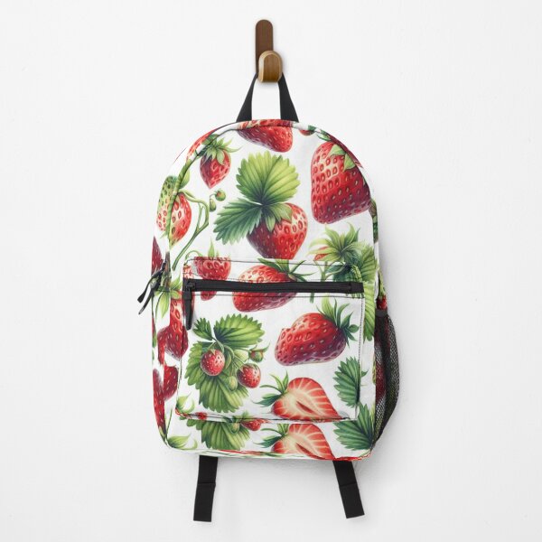 Item preview, Ripe Strawberries-repeating pattern designed and sold by Dominika Farkašová.