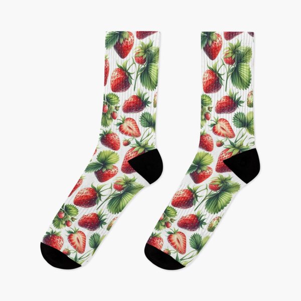 Aperçu de l'œuvre Motif répétitif de fraises mûres créée et vendue par Dominika Farkašová.