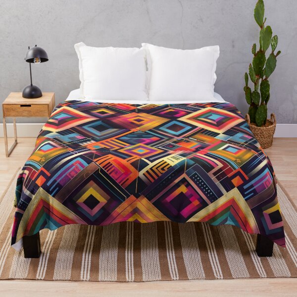 Item preview, Vibrant Colorful Geometric Seamless Pattern designed and sold by Apkdesigner.