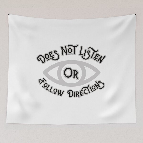 Item preview, No escucha ni sigue instrucciones designed and sold by Psycho-Crazy.