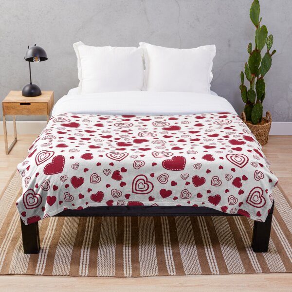 Item preview, Red Hearts Pattern designed and sold by Motogetsu.
