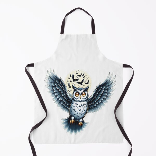 Item preview, An Owl ghost flies  designed and sold by NagalkarArtWork.