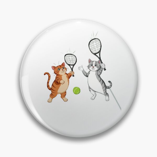 Item preview, Adorable Cat Tennis Players designed and sold by CatMemesWorld.
