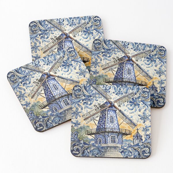 Item preview, Blue Delft Dutch Windmill designed and sold by DutchView22.
