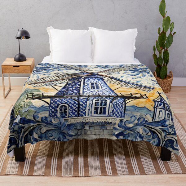Item preview, Blue Delft Dutch Windmill designed and sold by DutchView22.