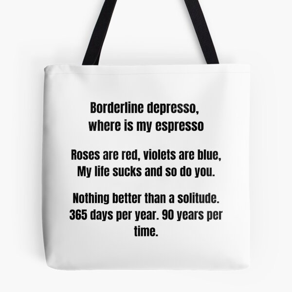 Item preview, Borderline depressed designed and sold by Inimloovus.
