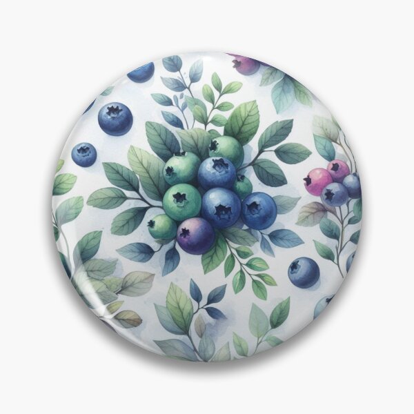 Item preview, Bush of blueberries-repeating pattern designed and sold by Dominika Farkašová.