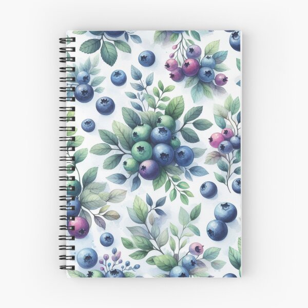 Item preview, Bush of blueberries-repeating pattern designed and sold by Dominika Farkašová.