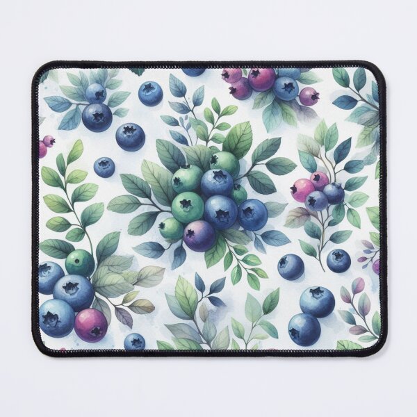 Item preview, Bush of blueberries-repeating pattern designed and sold by Dominika Farkašová.