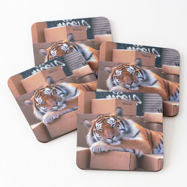 Item preview, Tired Tiger designed and sold by Dani Moffet.