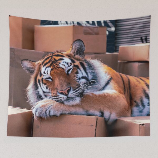 Item preview, Tired Tiger designed and sold by Dani Moffet.