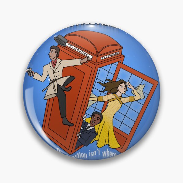 Item preview, Inspector Spacetime Poster designed and sold by LifeOnJupiter.