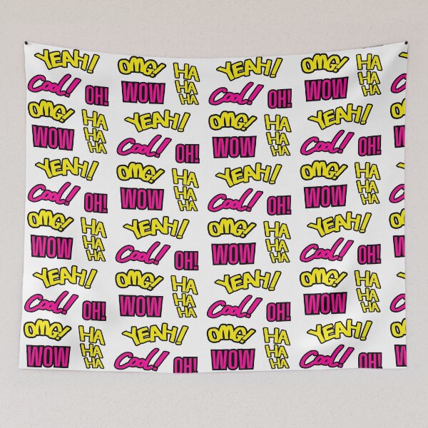 Item preview, YEAH COOL OH! OMG! WOW HA HA HA designed and sold by PakoArtStudio.