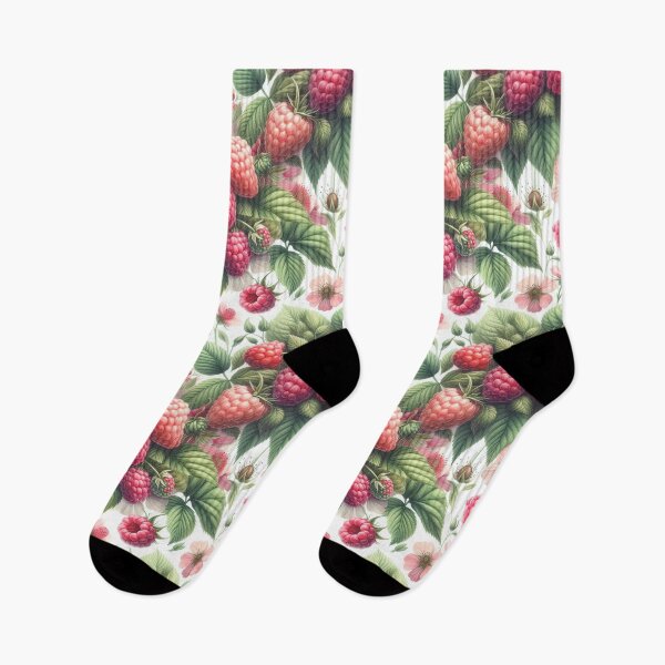 Item preview, Floral raspberry design-repeating pattern designed and sold by Dominika Farkašová.